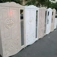 کمد نور سه درب نخودی هایگلاس چکی بدون کارمزد