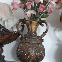 گلدان همراه باگل|گل مصنوعی|کازرون, |دیوار
