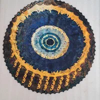 سفره مخملی شیک هفتسین یلدایی دایره|پرده، رانر، رومیزی|شیراز, سینما سعدی|دیوار