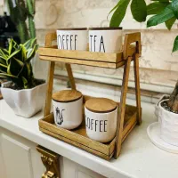 استند پا سماوری شیار دار دسته دار