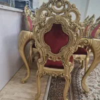 صندلی و میز ناهارخوری ۸ نفره .پلیمری ‌|میز و صندلی غذاخوری|تهران, شهرک آزادی|دیوار