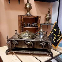 منقل ذغالی با طرح لغات عربی و دله