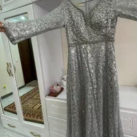 پارچه‌ترک‌نقره‌ای‌کار دست|لباس|تهران, باغ فردوس|دیوار