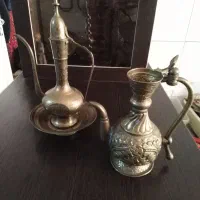 گلاب پاش برنز عتیقه کار دست