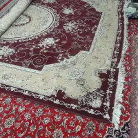 ۴عدد فرش ماشینی ۳عدد تابلو فرش دستبافت بزرگ