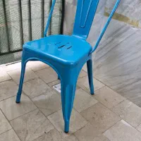 صندلی فلزی تولیکس آبی