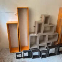 قفسه‌ فروشگاهی MDF و ویترین چوب روس|کتابخانه، شلف، قفسه‌های دیواری|تهران, جنت‌آباد مرکزی|دیوار