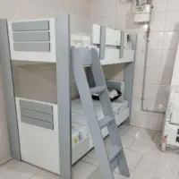 تخت 2 طبقه ایی پله خور شرکتی رژین|تخت و سرویس خواب|الوند, |دیوار