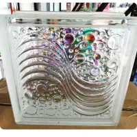 عایق و استحکام بالا بلوک ای بی رنگ و رنگی شیشه