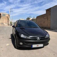 ۲۰۶ مشکی بسیار تمیز