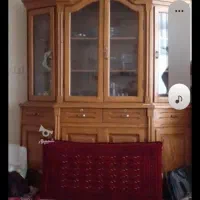 بوفه دوتیکه تمام چوب درحدنو