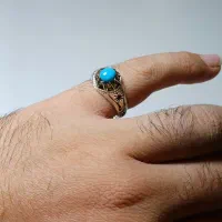 انگشتر نقره فیروزه نیشابور طبیعی|جواهرات|تهران, امام زاده حسن|دیوار