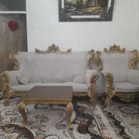 مبل ۷ نفره  وا عدد جلو مبلی