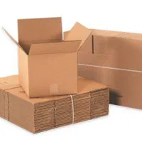 کارتن خالی روزنامه و چسب