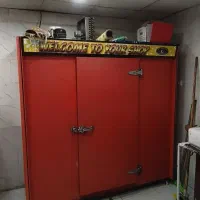 یخچال قصابی طرح سرد خونه ای فوق العاده تمیز وسالم