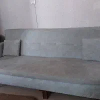 مبلمان آبی کرم ۷ نفره|مبلمان خانگی و میز عسلی|کرج, شهرک فهمیده|دیوار