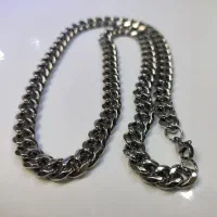 زنجیر گردنبند کارتیر استیل مردانه