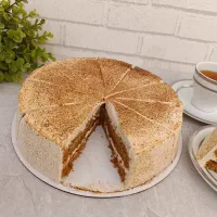 کیک کافیشاپی و عصرونه خونگی وانیلا