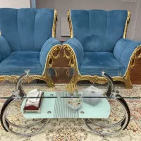 فروش فوری مبل هفت نفره وجلومبلی