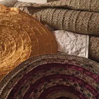 باسلام سفره وزنبیل حصیری وفرش حصیری وکلاه|صنایع دستی و سایر لوازم تزئینی|بندر دیر, |دیوار