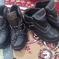 دوجفت کفش ایمنی سایز ۴۰ و۴۱ و کاپشن برزنتی توخز|کیف، کفش، کمربند|سمیرم, |دیوار