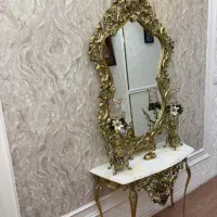 آینه شمعدان برنز