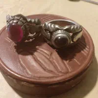 انگشتر  عقیق یاقوت نقره