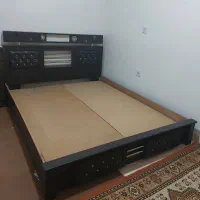 تختخواب دونفره چوبی در حدنو