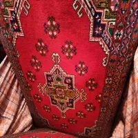 پشتی دستباف نو