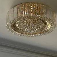 دو عدد لوستر کریستالی