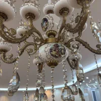 لوستر ۱۲شاخه اصل برنز با ضمانت نامه کتبی