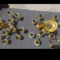 دوعدد لوستر جنس اهن|لوستر و چراغ آویز|کرج, حاجی آباد|دیوار