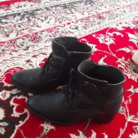 نیم بوت چرم سایز 37