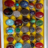 انگشتر نقره ۹۲۵عیار خالص با سنگ طبیعی قیمتی