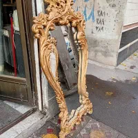 آینه استاده  و لوستر چهار شاخ|لوستر و چراغ آویز|تبریز, |دیوار