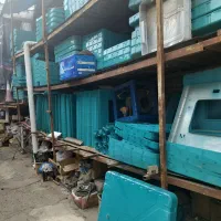 پوشال و تسمه و پمپ اب و دینام کولر