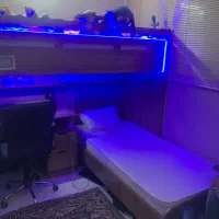 تخت خواب دو طبقه جوان|تخت و سرویس خواب|مشهد, سرافرازان|دیوار