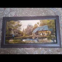 تابلو فرش در حد نو بدون پارگی وشکستگی