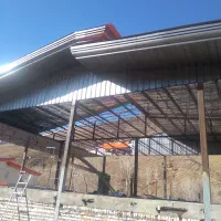 اجرای خرپا پوشش سقف نما لمبه|خدمات پیشه و مهارت|سراب, |دیوار