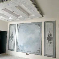 گچ کاری گچ بری ابزار زنی قاب بندی پیش ساخته|خدمات پیشه و مهارت|قزوین, |دیوار