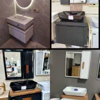 روشویی کابینتی شیرآلات توالت فرنگی کد۰۰۱۱