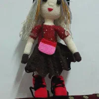 عروسک قلاب بافی|صنایع دستی و سایر لوازم تزئینی|رشت, سلیمانداراب|دیوار