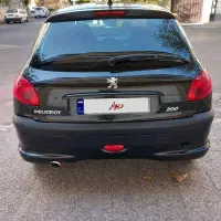 پژو ۲۰۶ تیپ ۳ سقف پانوراما مشکی بدون رنگ و لیسه|خودرو سواری و وانت|تهران, پاسداران|دیوار