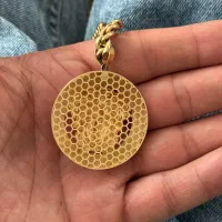 زنجیر و پلاک مدال گرندبند آویز طلا ورساچ|جواهرات|اراک, |دیوار