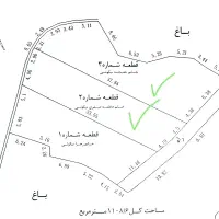 فروش زمین باقیمت مناسب، تفکیک شده، دوقسمت|فروش زمین و ملک کلنگی|اقلید, |دیوار