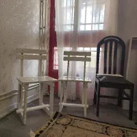 صندلی چوبی سفید