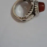 انگشتر نقره با سنگهای طبیعی|جواهرات|اردبیل, |دیوار