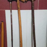 سه عدد عصای در حد نو