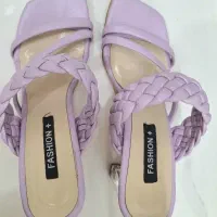 صندل پاشنه شیشه ای