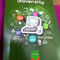 دفترها100برگ منگنه ای طرح فانتزی